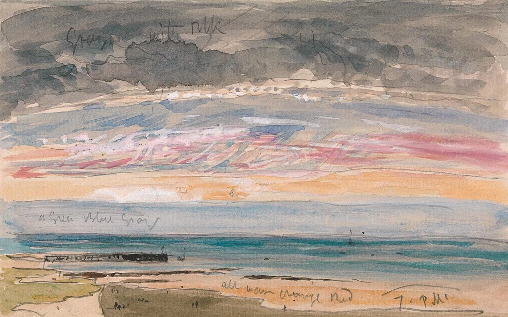 Cielo serale sulla costa - Yale Center for British Art, New Haven